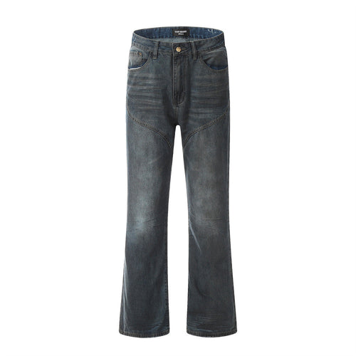 Men's Boot-Cut Denim Pants for Casual Comfort