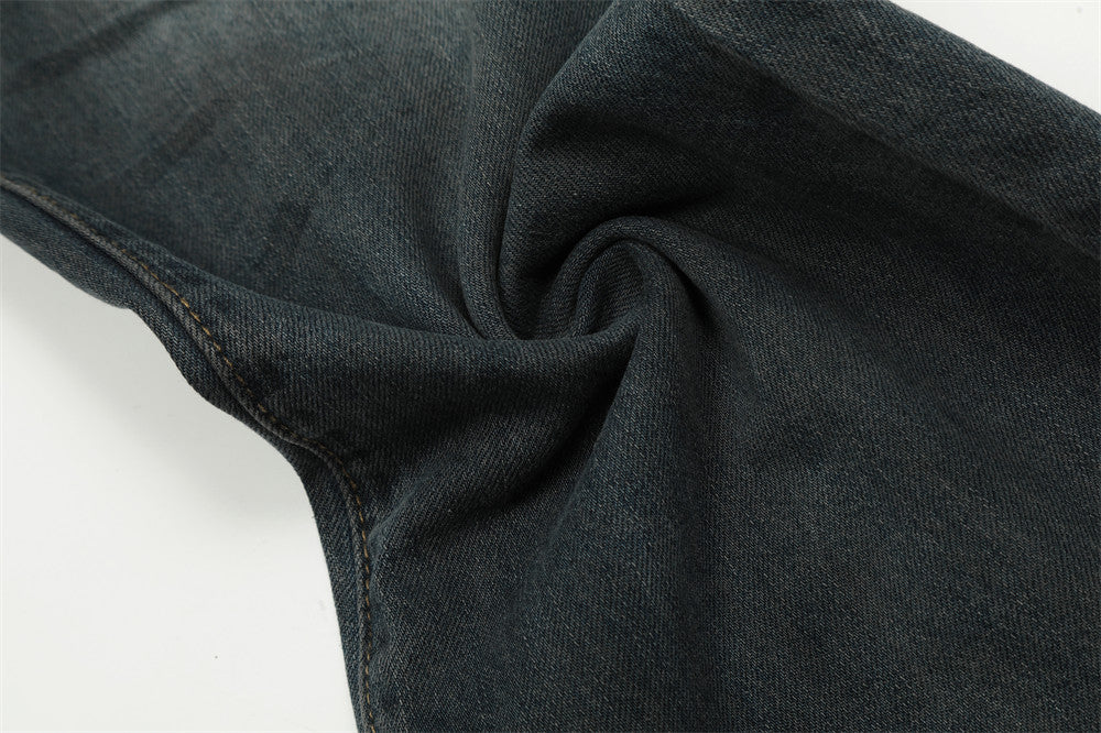 Men's Boot-Cut Denim Pants for Casual Comfort
