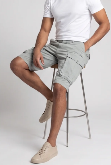 Men's Cargo Shorts - Casual Loose Fit with Pockets