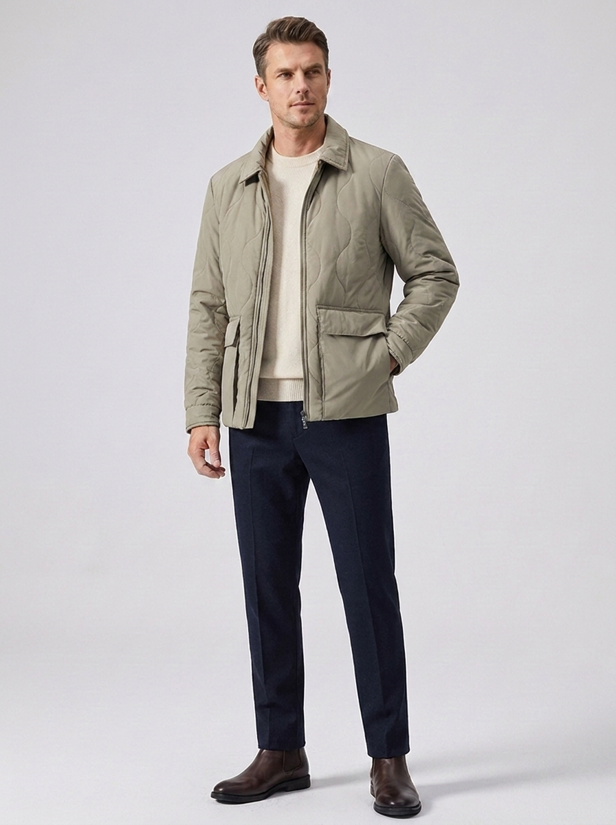 Men's Casual Lightweight Jacket for Everyday Wear
