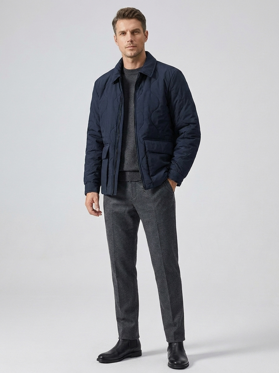 Men's Casual Lightweight Jacket for Everyday Wear