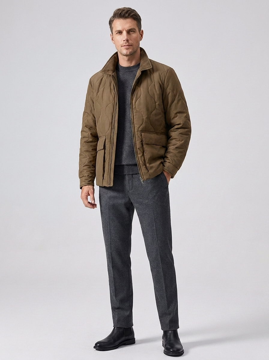 Men's Casual Lightweight Jacket for Everyday Wear