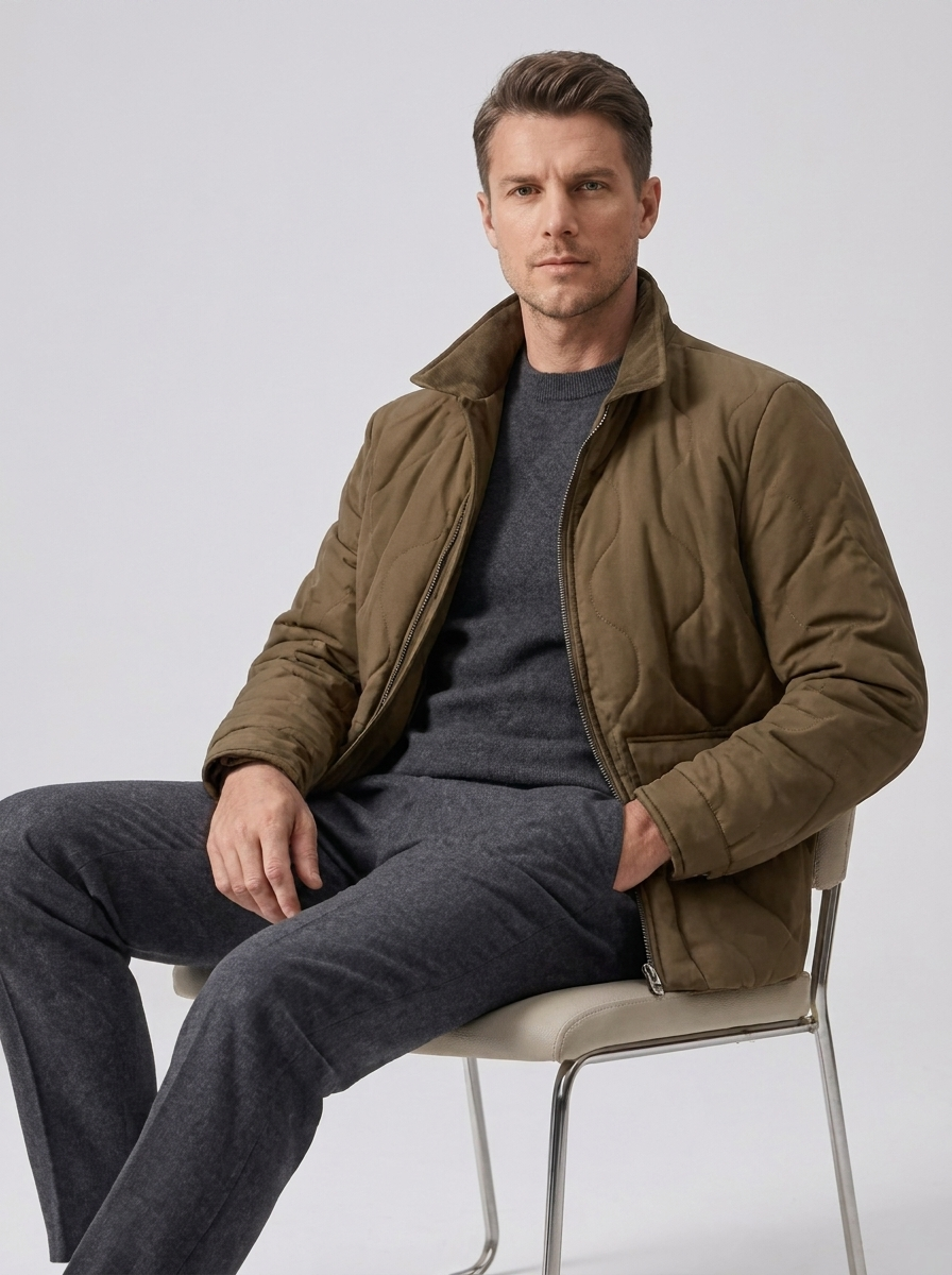 Men's Casual Lightweight Jacket for Everyday Wear
