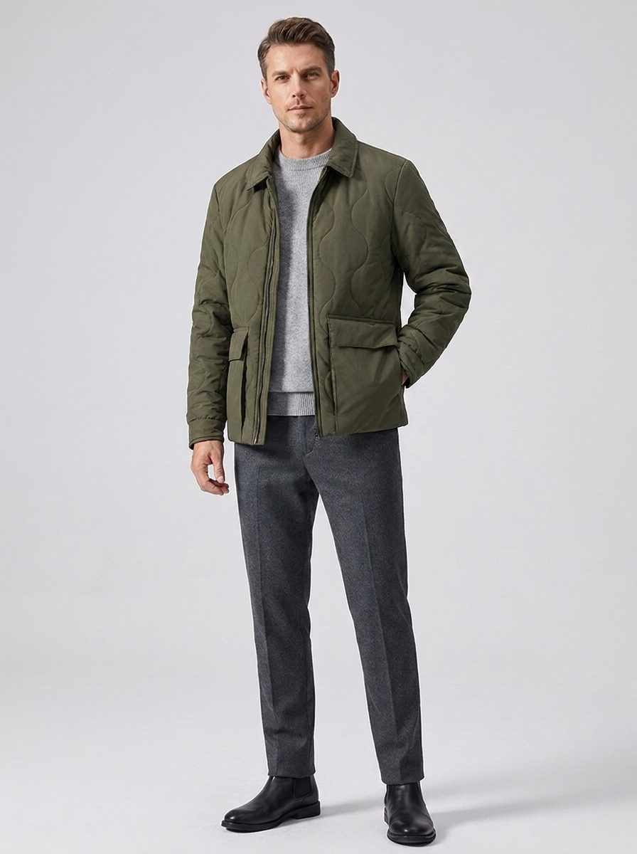 Men's Casual Lightweight Jacket for Everyday Wear