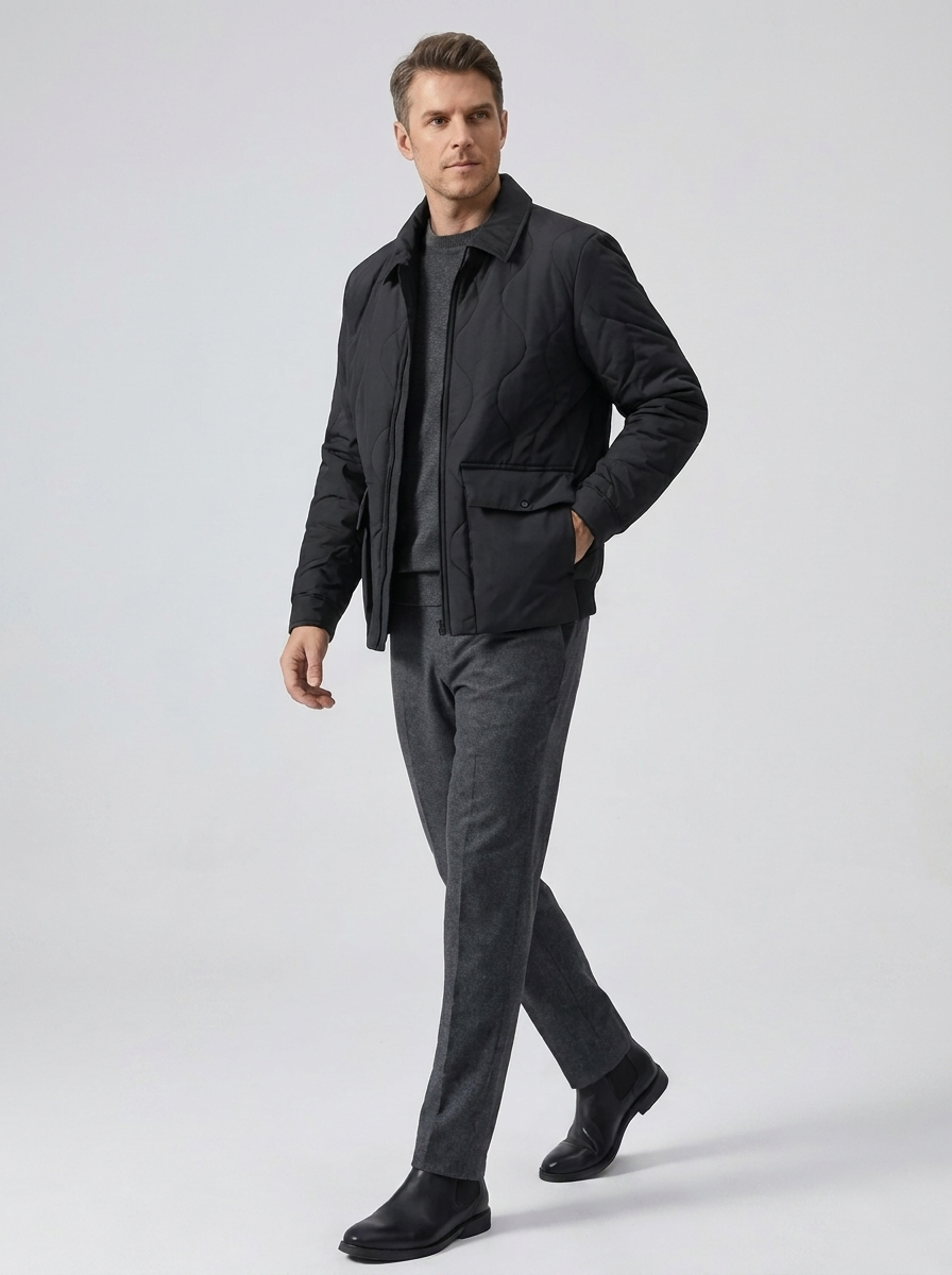 Men's Casual Lightweight Jacket for Everyday Wear