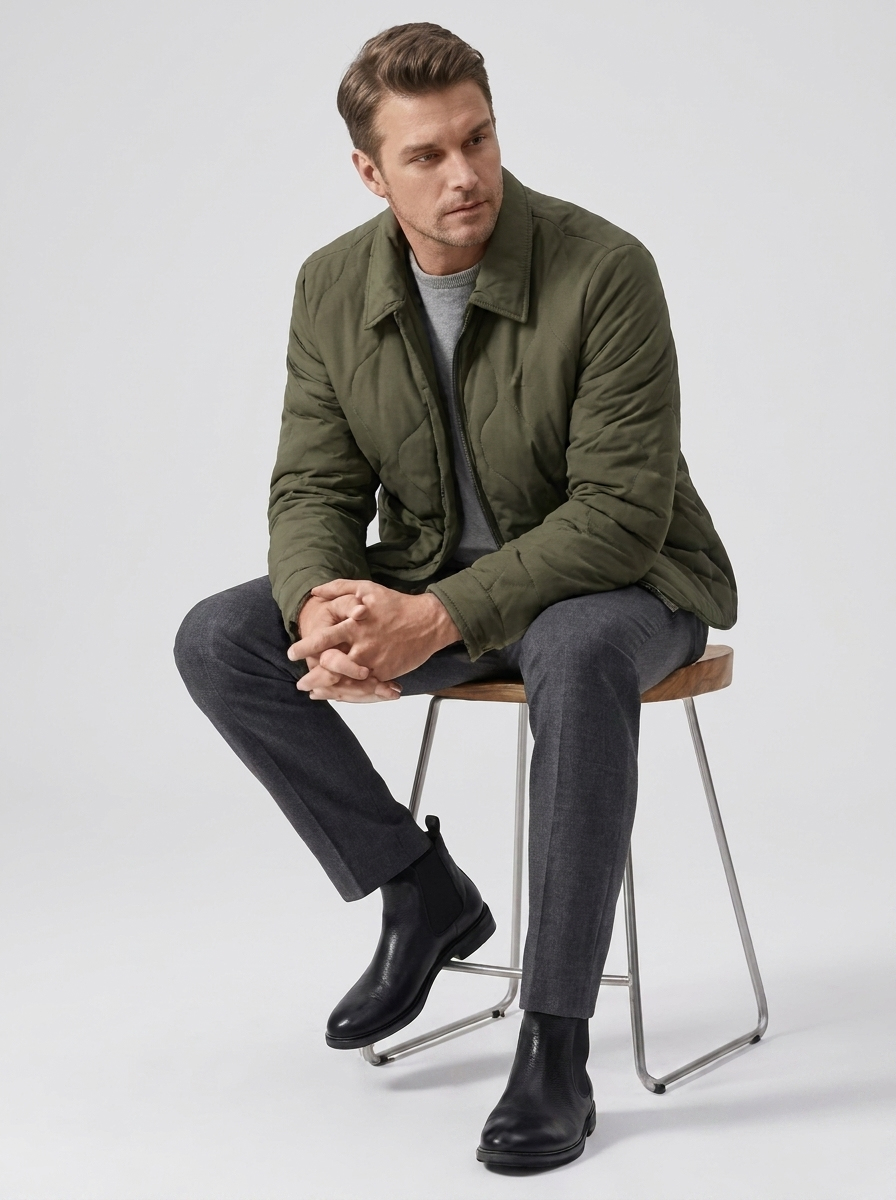 Men's Casual Lightweight Jacket for Everyday Wear