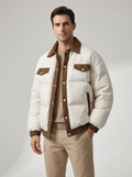 Men's Casual Puffer Winter Coat for Cold Weather