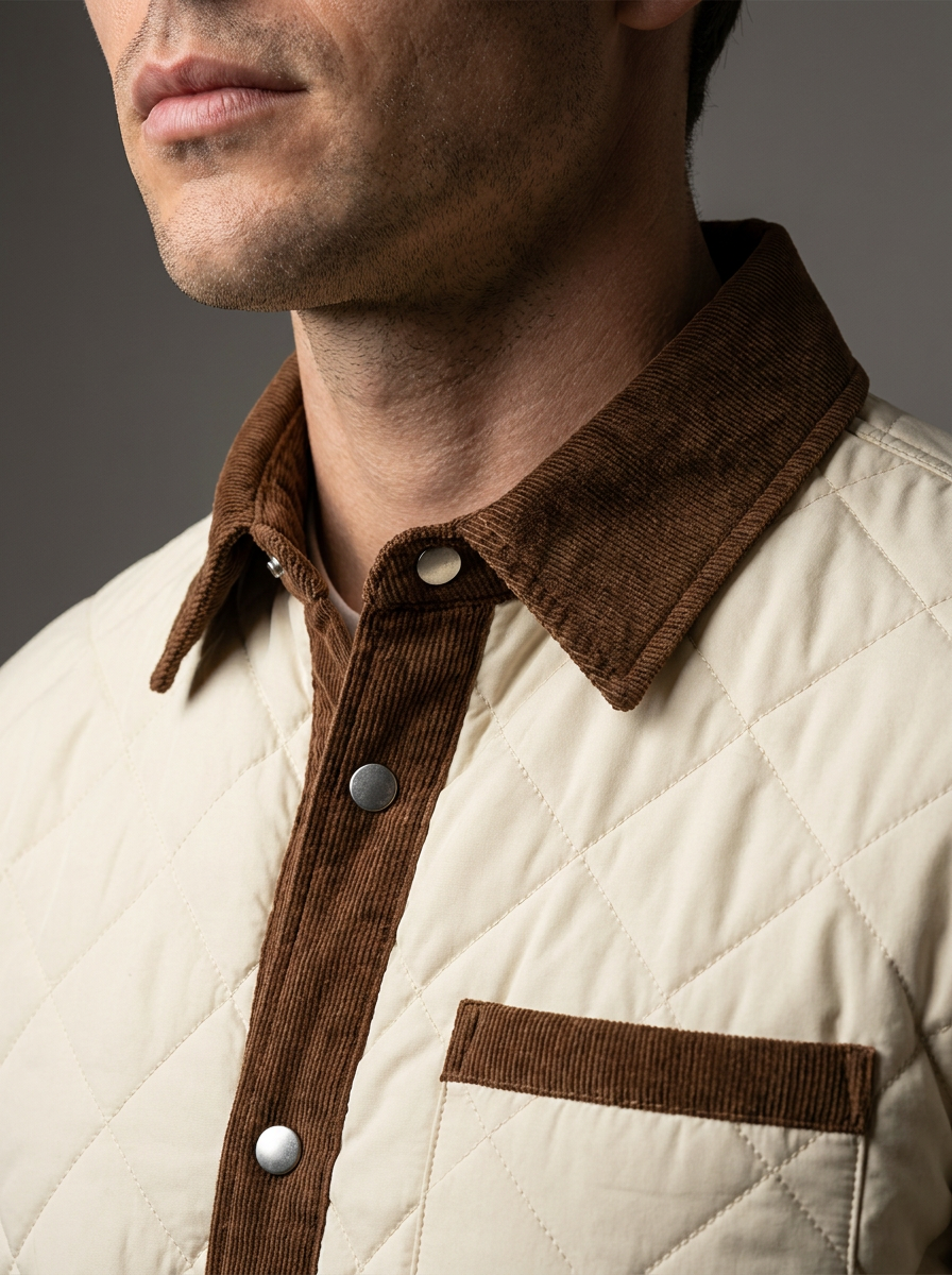 Men's Casual Puffer Winter Coat for Cold Weather