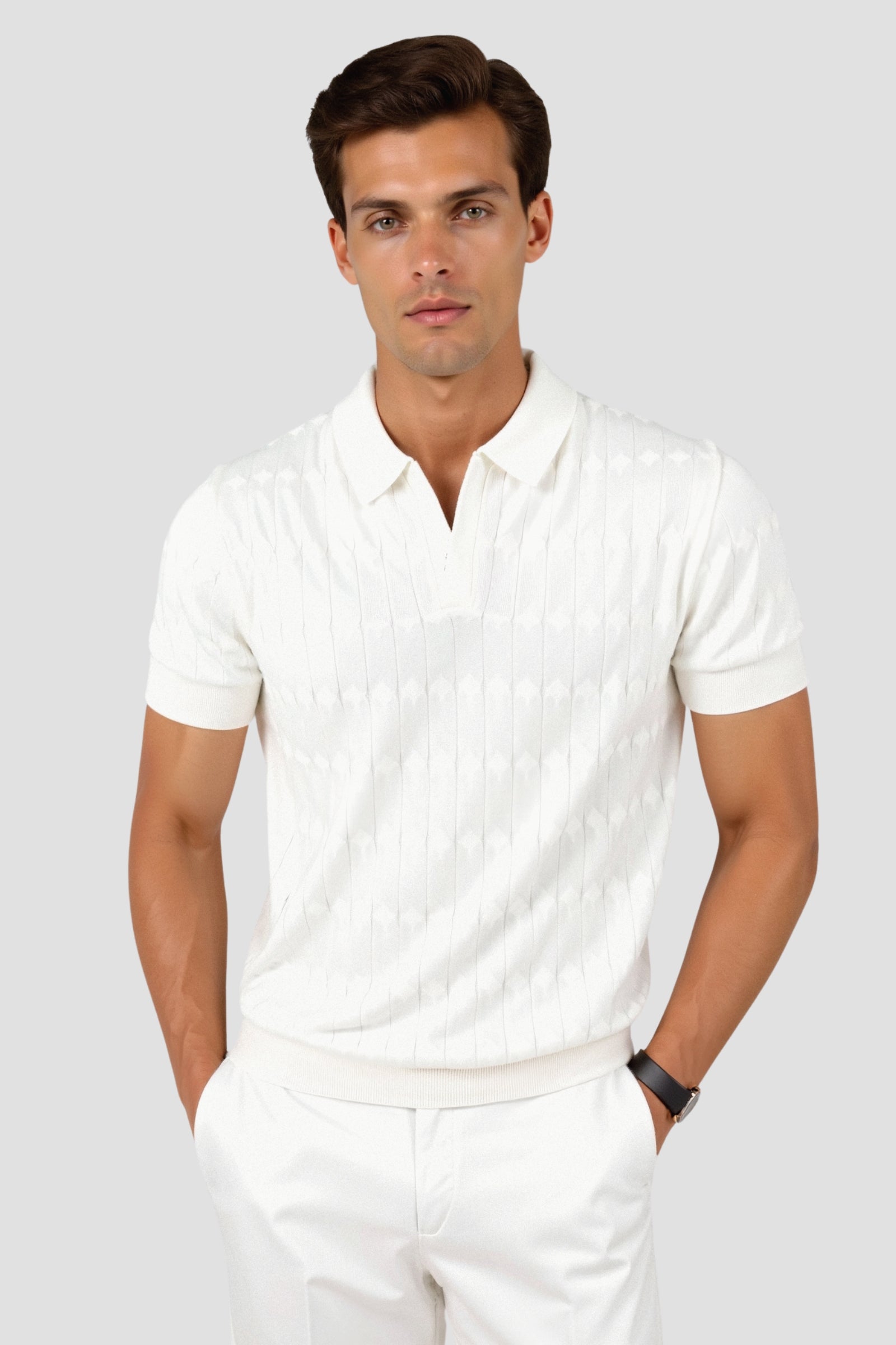 Men's Classic Polo Shirt - Modern Fit for Casual or Formal Wear
