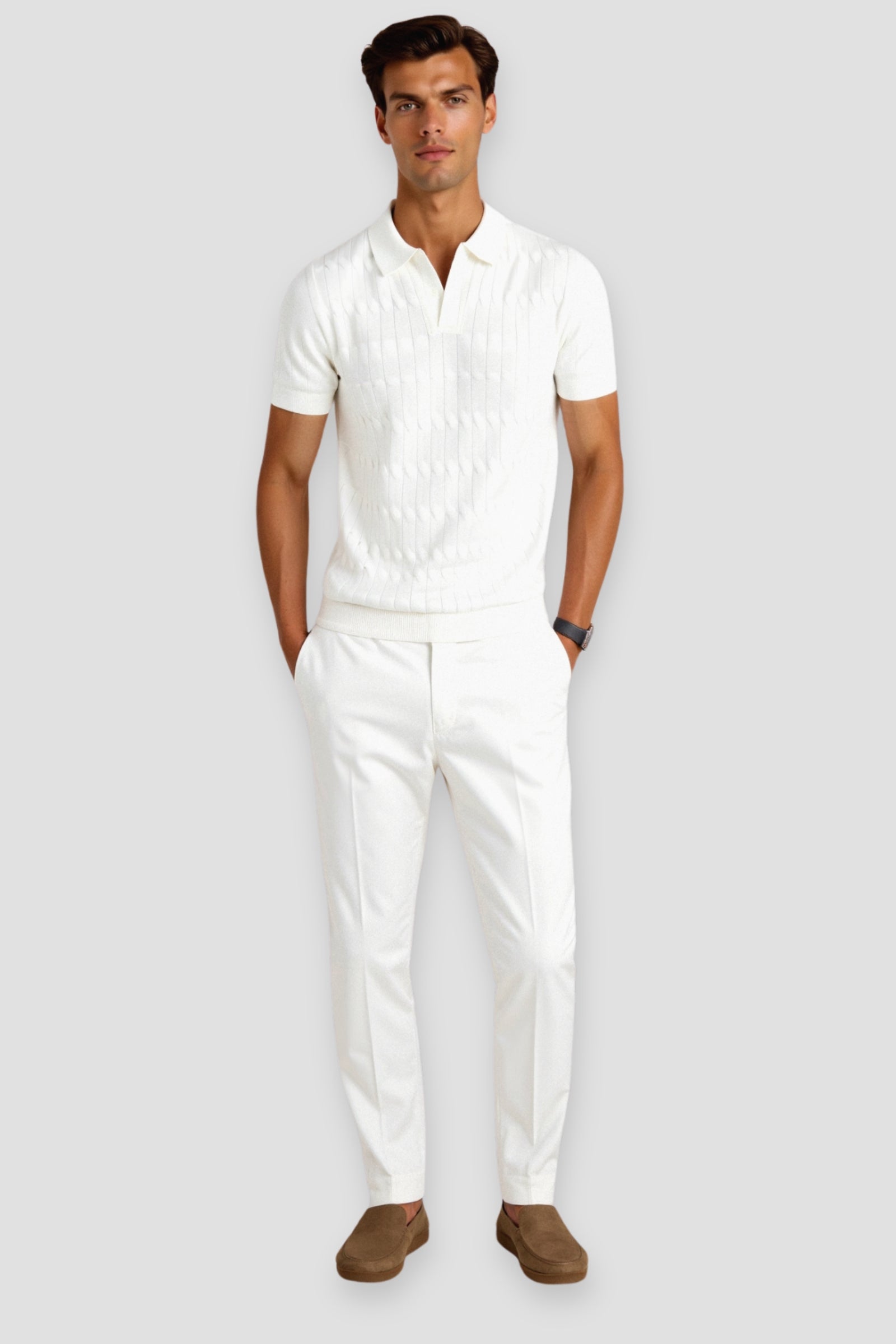 Men's Classic Polo Shirt - Modern Fit for Casual or Formal Wear