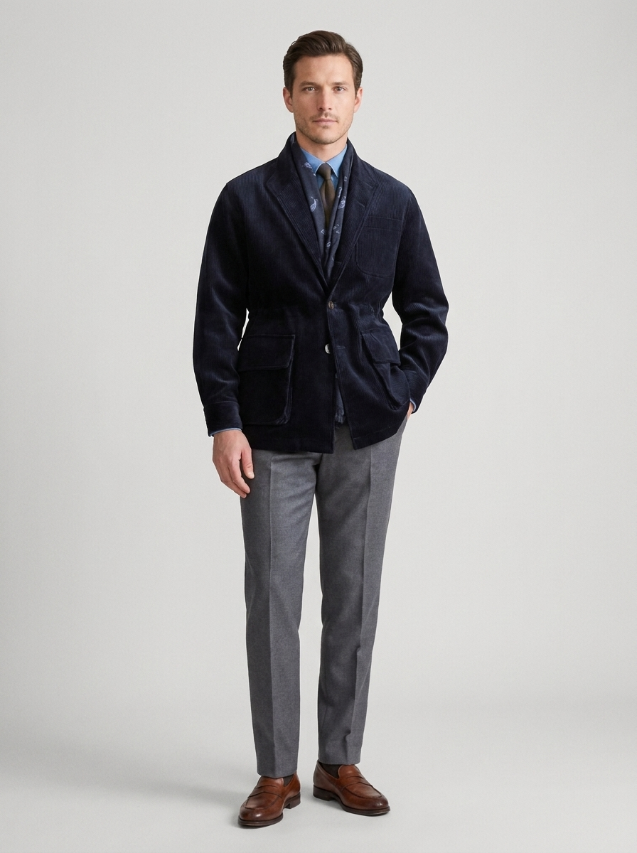 Men's Corduroy Casual Jacket