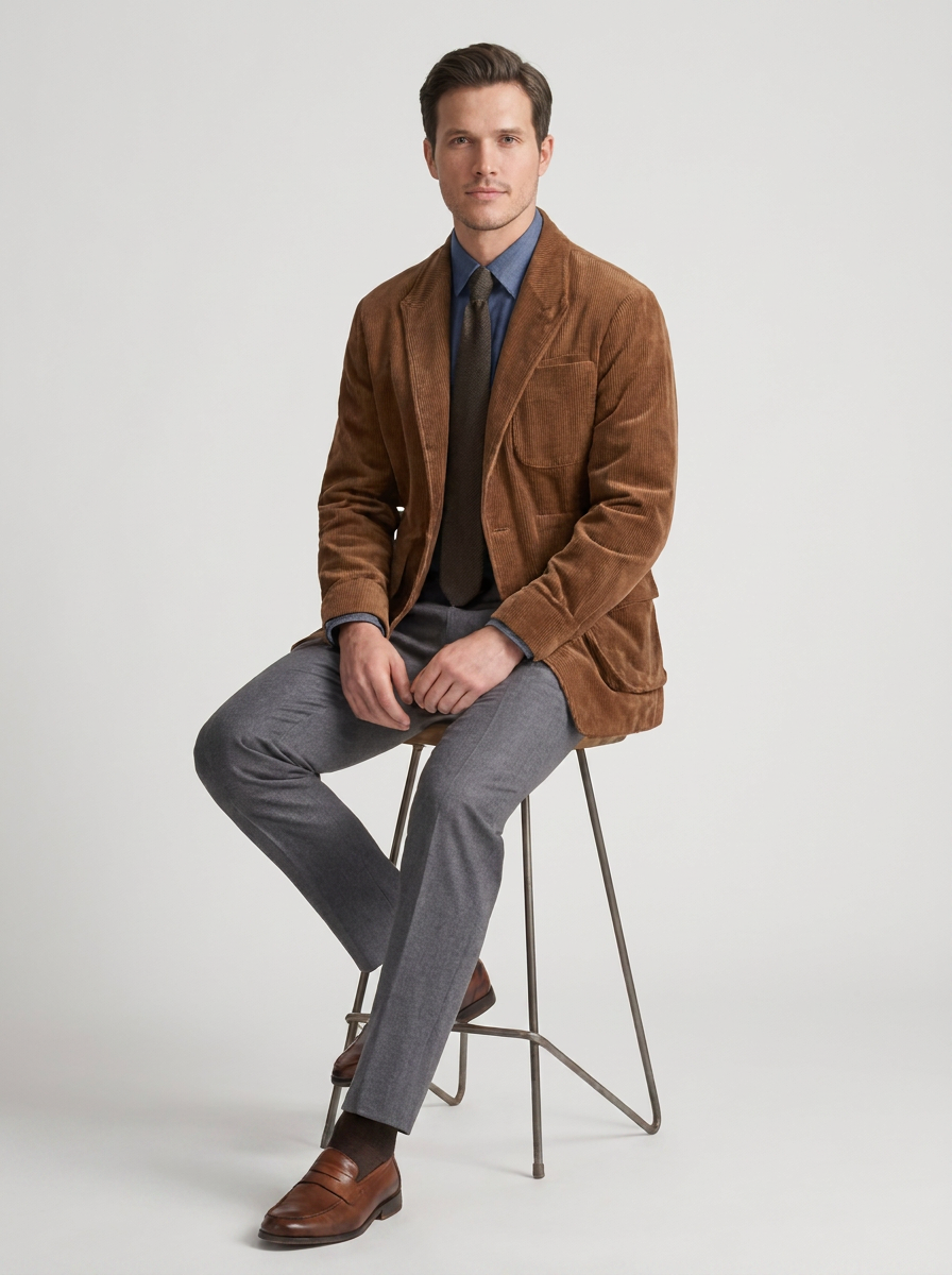 Men's Corduroy Casual Jacket