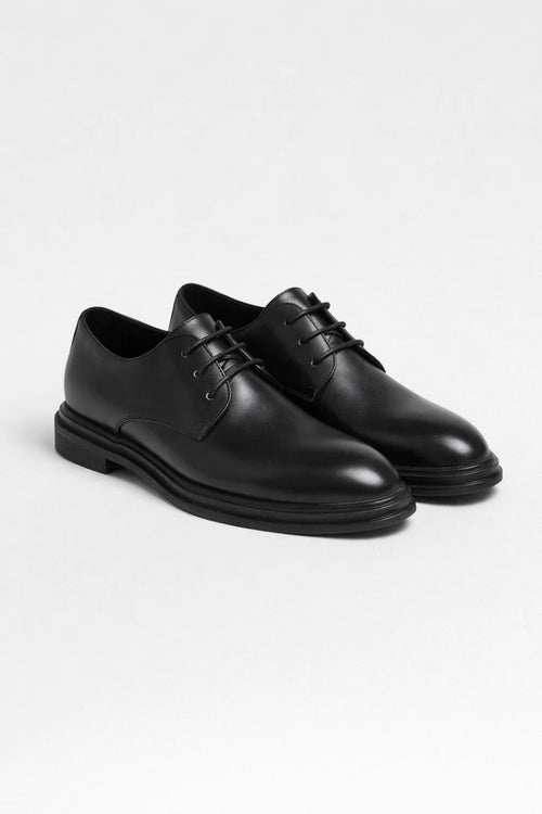 Men's Elegant Lace-Up Derby Shoes for Formal and Casual Wear