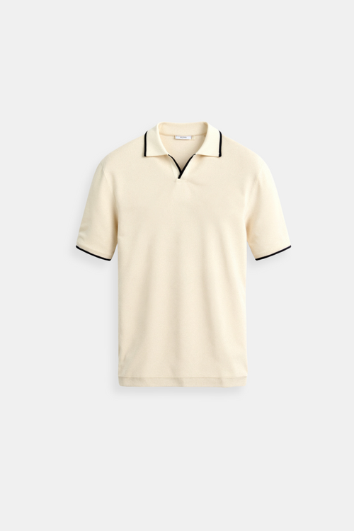 Men's Elegant Polo Shirt with Contrast Details