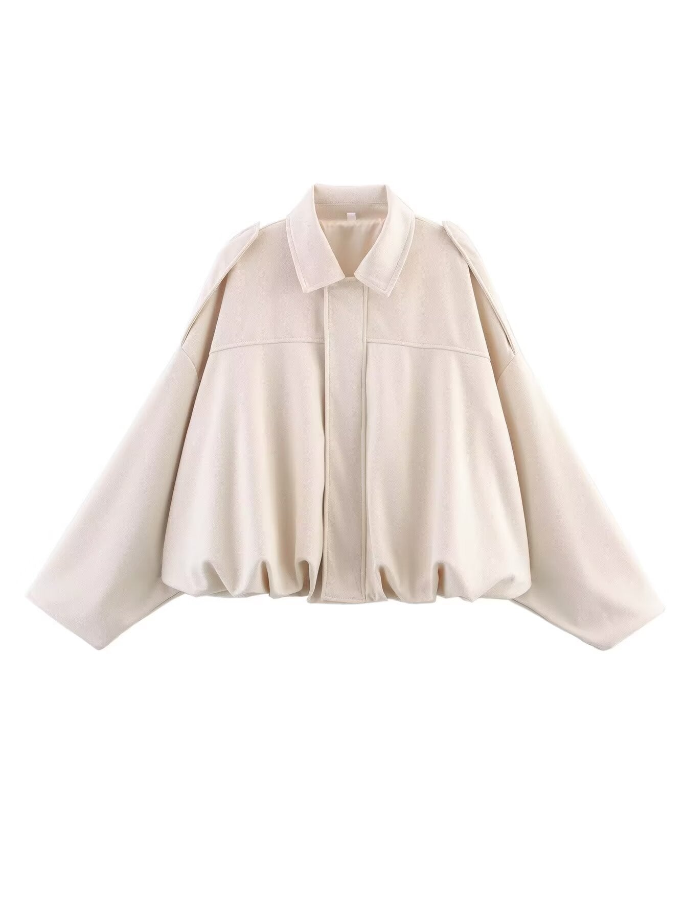 Women's Faux Suede Pilot Jacket Casual Zip-Up Coat