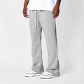 Men's Flared Sweatpants with Adjustable Waistband