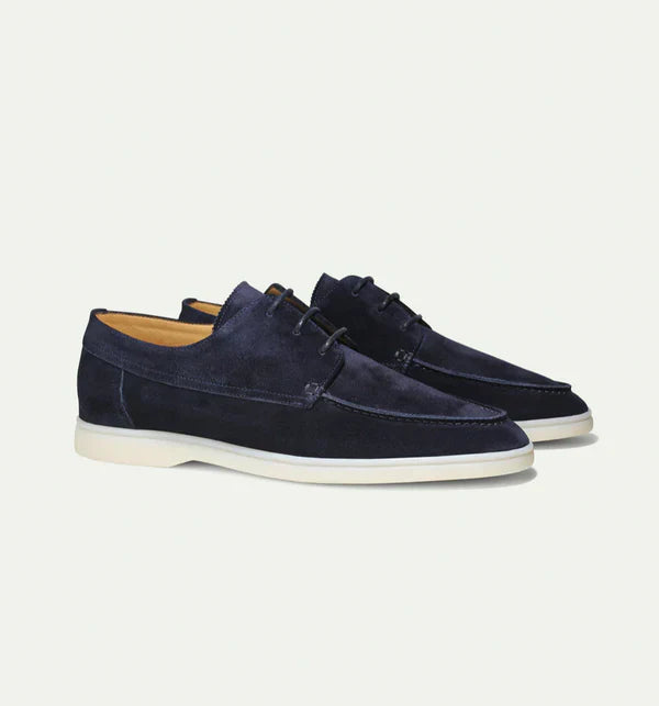 Men's Leather Lace-up Loafers