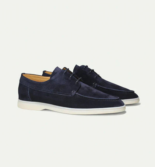 Men's Leather Lace-up Loafers