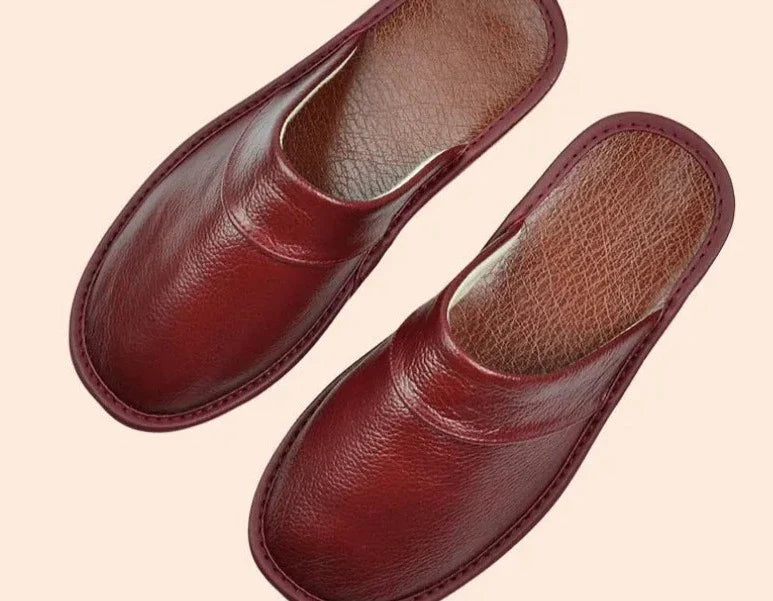 Men's Leather Moccasin Slippers for Comfort and Style