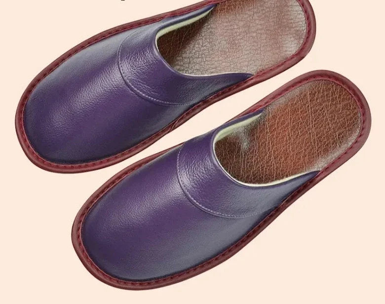 Men's Leather Moccasin Slippers for Comfort and Style