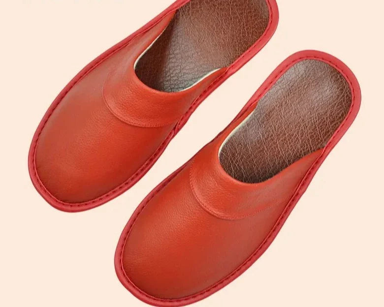 Men's Leather Moccasin Slippers for Comfort and Style