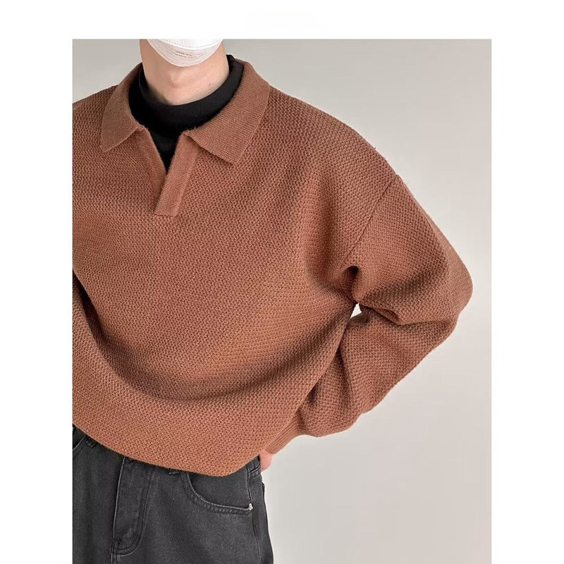 Men's Long Sleeve Polo Shirt - Casual Golf Shirts for Men