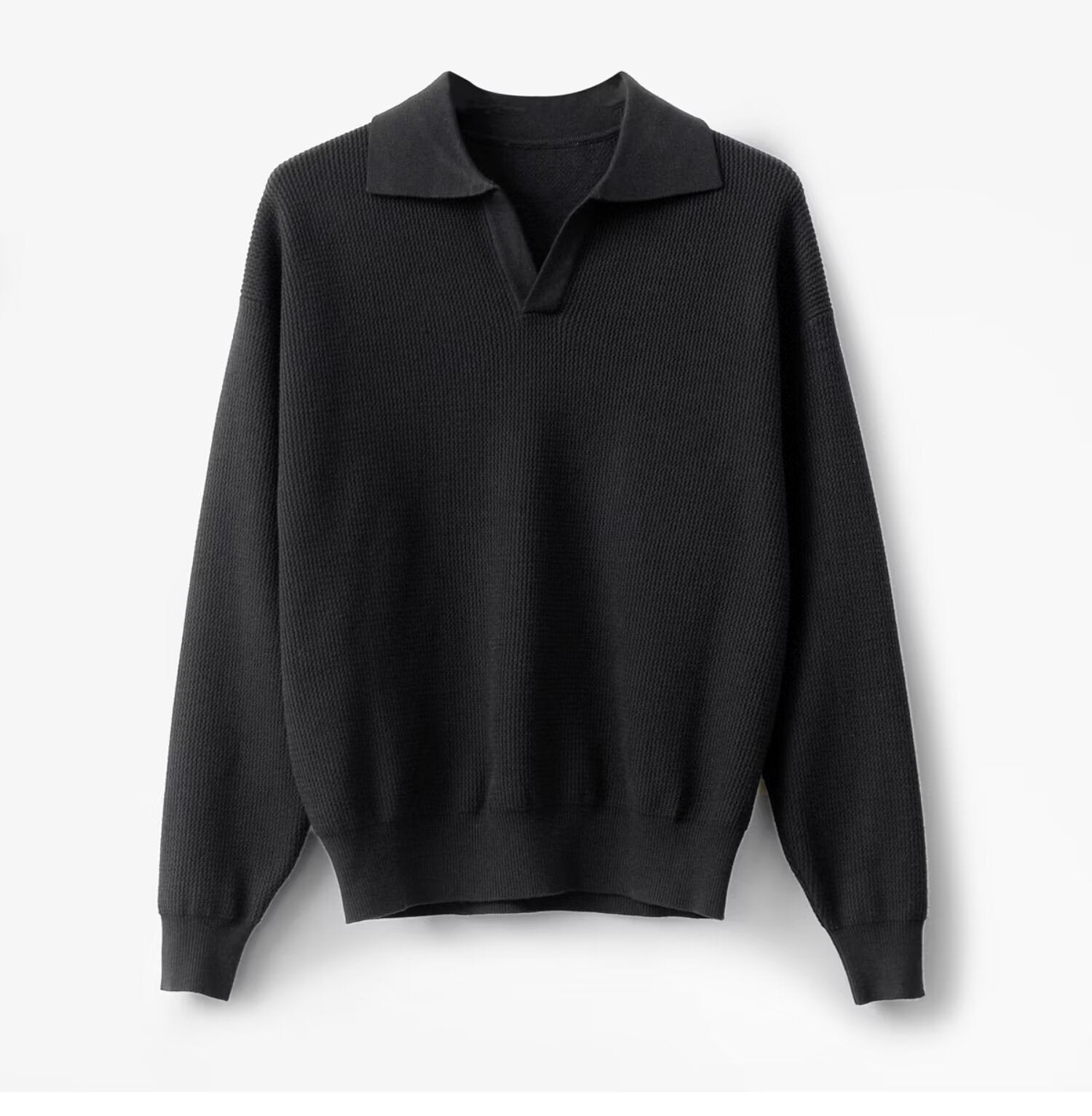 Men's Long Sleeve Polo Shirt - Casual Golf Shirts for Men