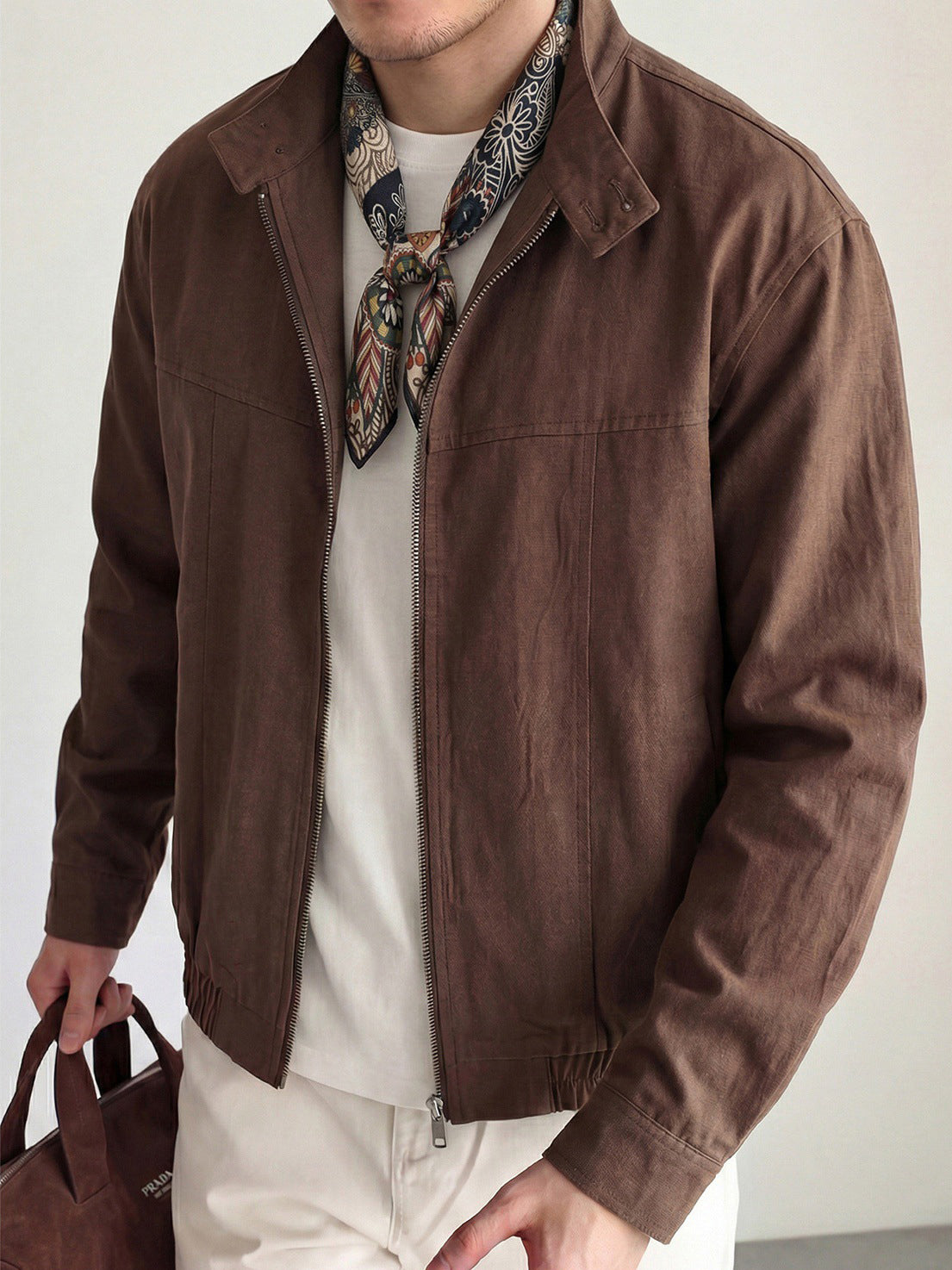 Men's Loose Casual Harrington Jacket