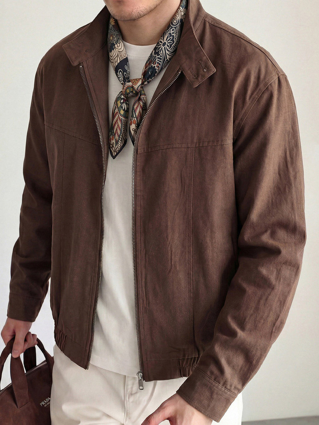 Men's Loose Casual Harrington Jacket