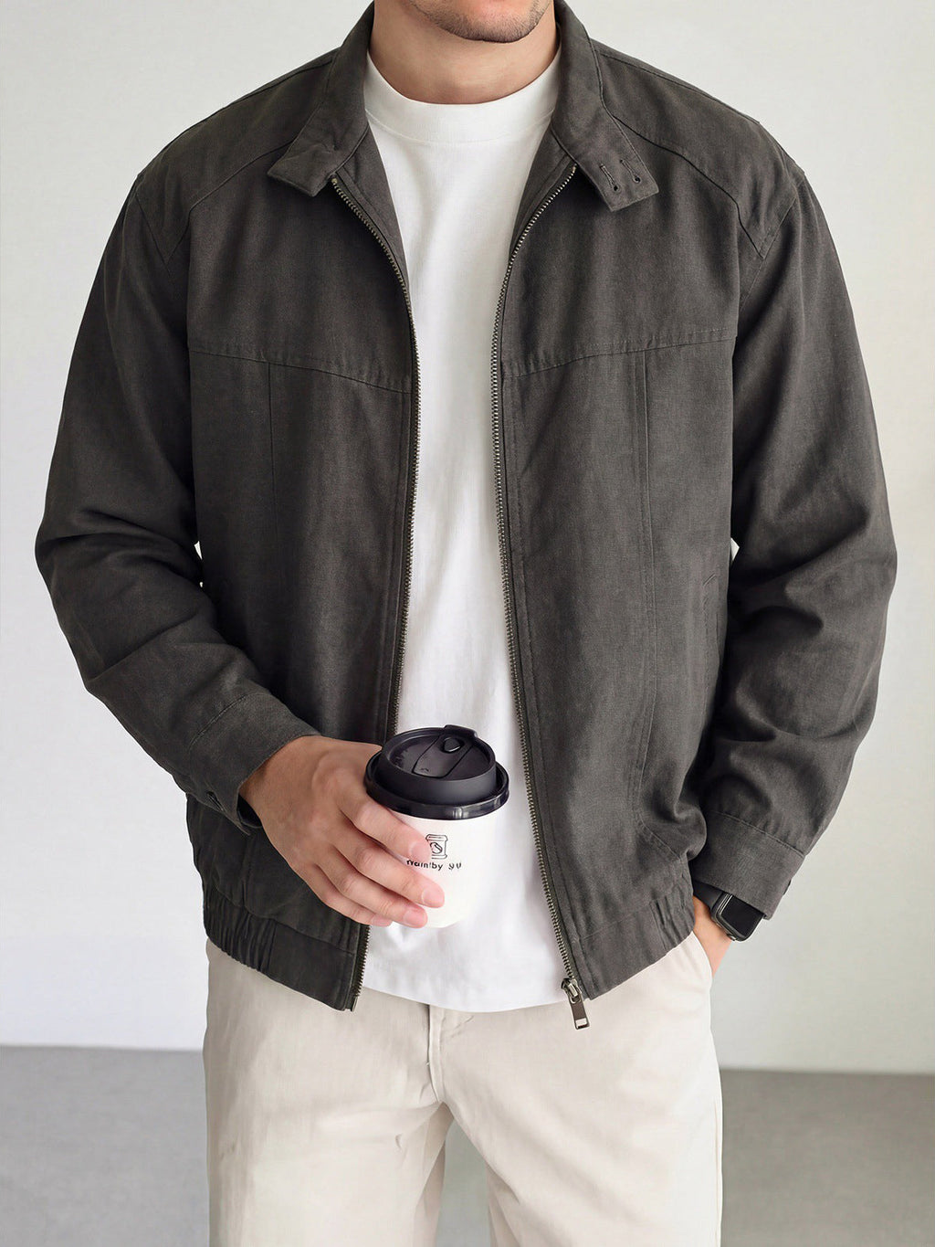 Men's Loose Casual Harrington Jacket