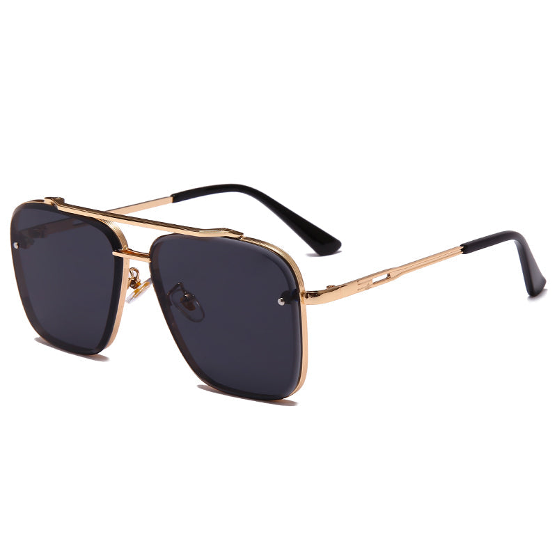 Men's Metal Pilot Sunglasses with UV Protection
