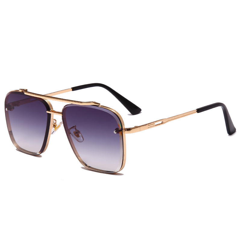 Men's Metal Pilot Sunglasses with UV Protection