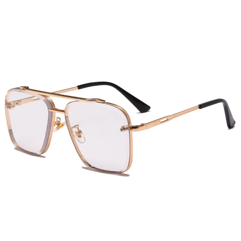 Men's Metal Pilot Sunglasses with UV Protection