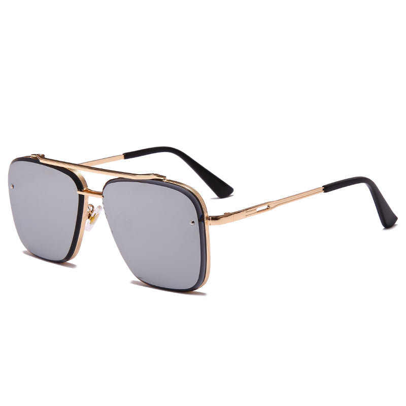Men's Metal Pilot Sunglasses with UV Protection