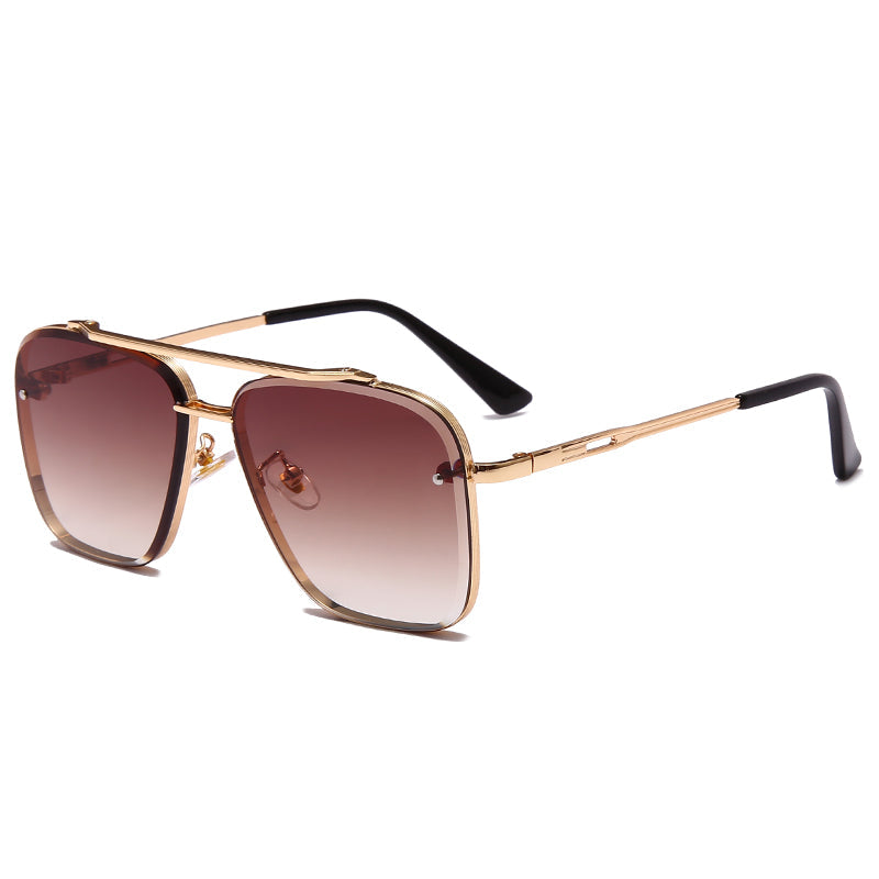 Men's Metal Pilot Sunglasses with UV Protection