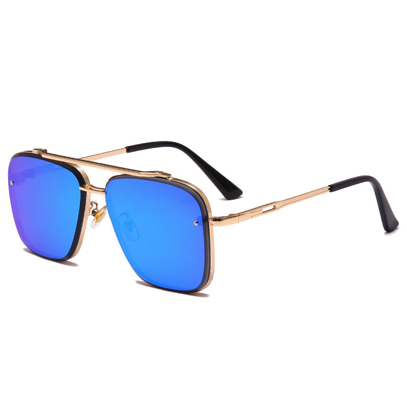Men's Metal Pilot Sunglasses with UV Protection
