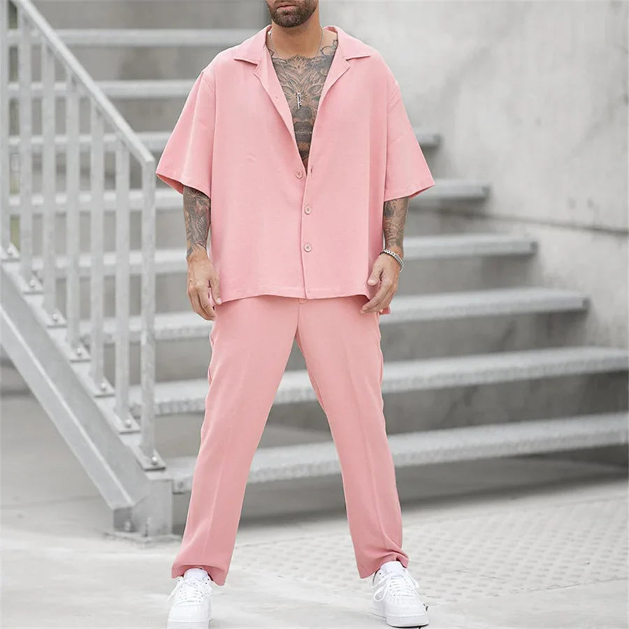 Men's Oversized Summer Loungewear Set