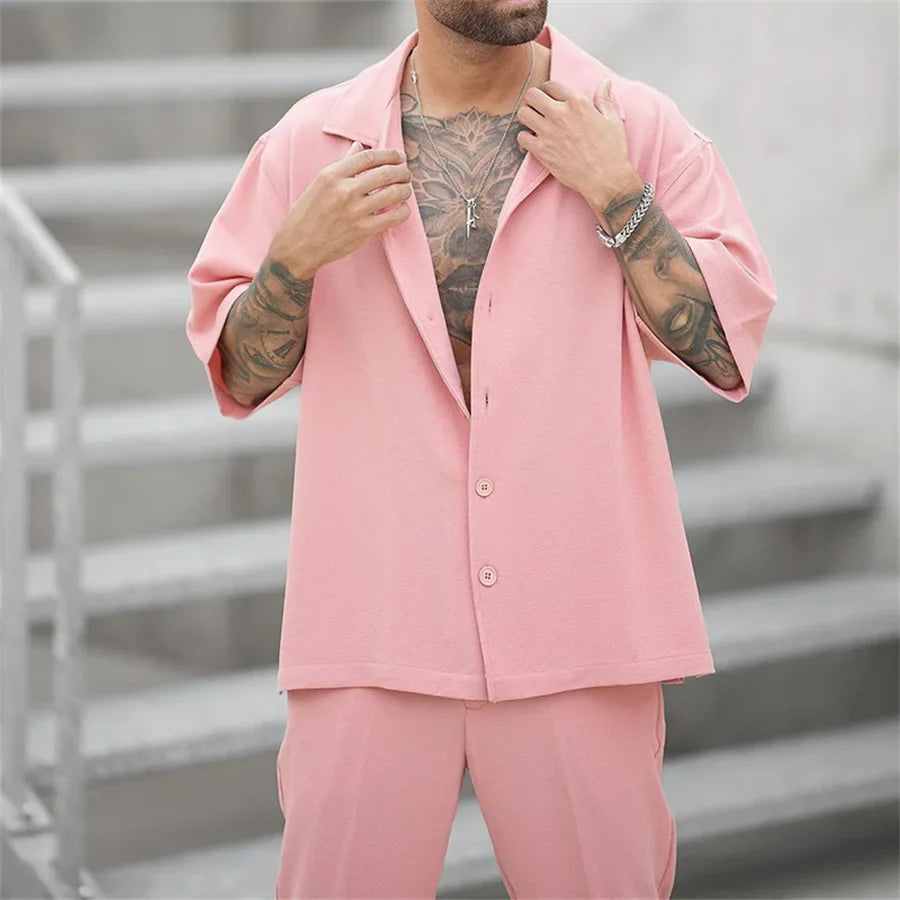 Men's Oversized Summer Loungewear Set