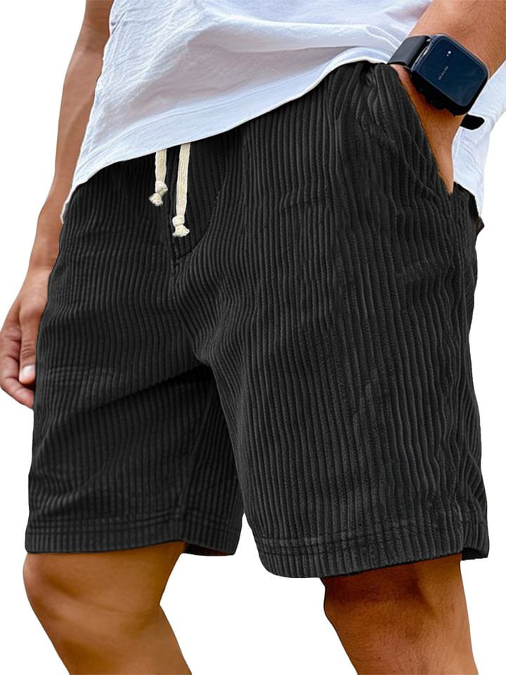 Men's Relaxed Fit Drawstring Waist Shorts