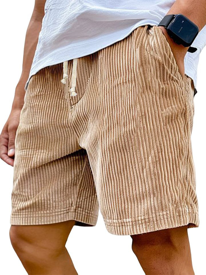 Men's Relaxed Fit Drawstring Waist Shorts