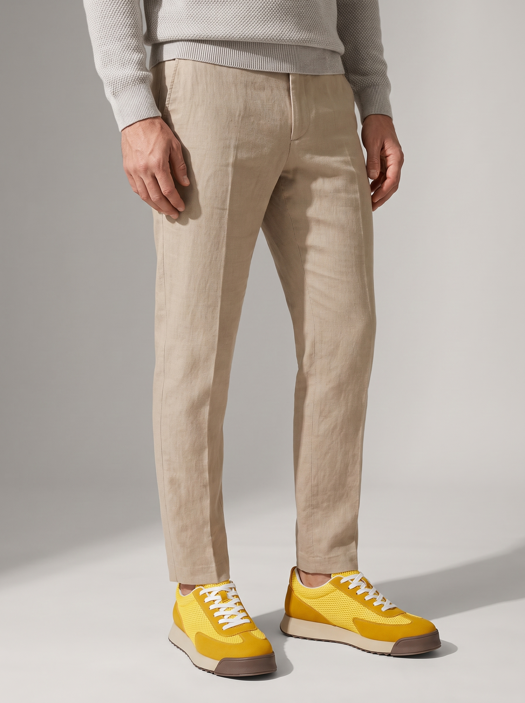Men's Retro Thick Sole Sneakers