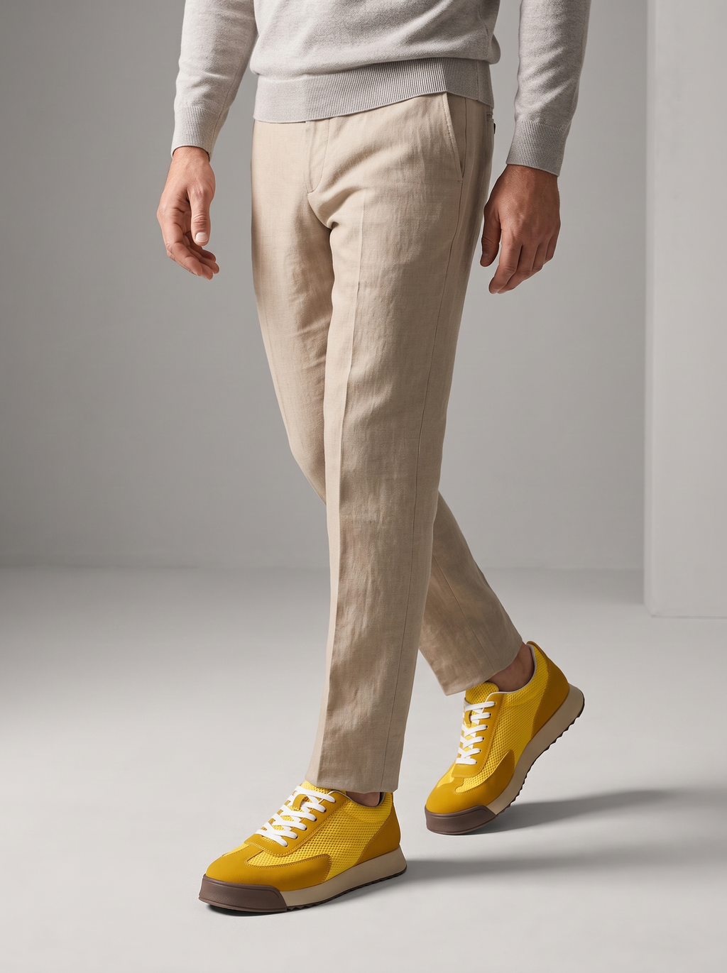 Men's Retro Thick Sole Sneakers