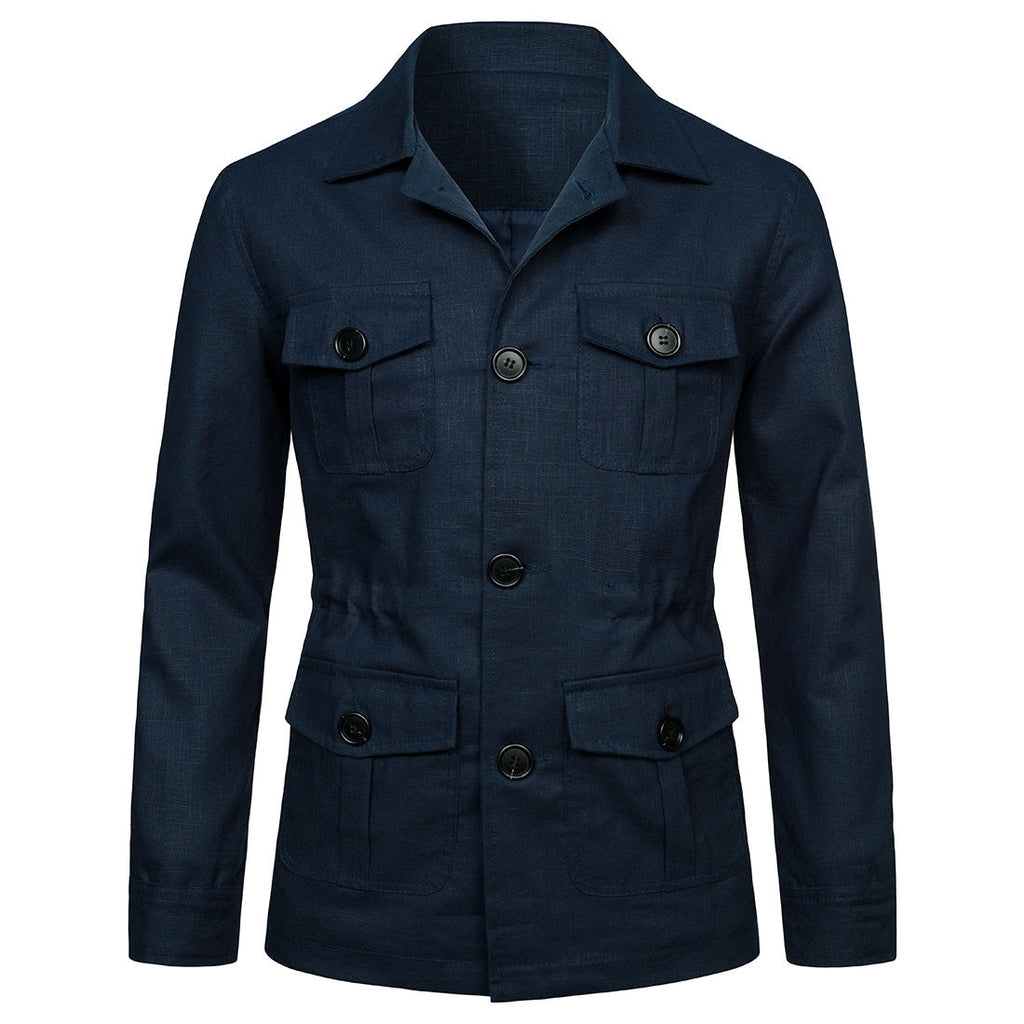 Men's Slim Fit Linen Jacket