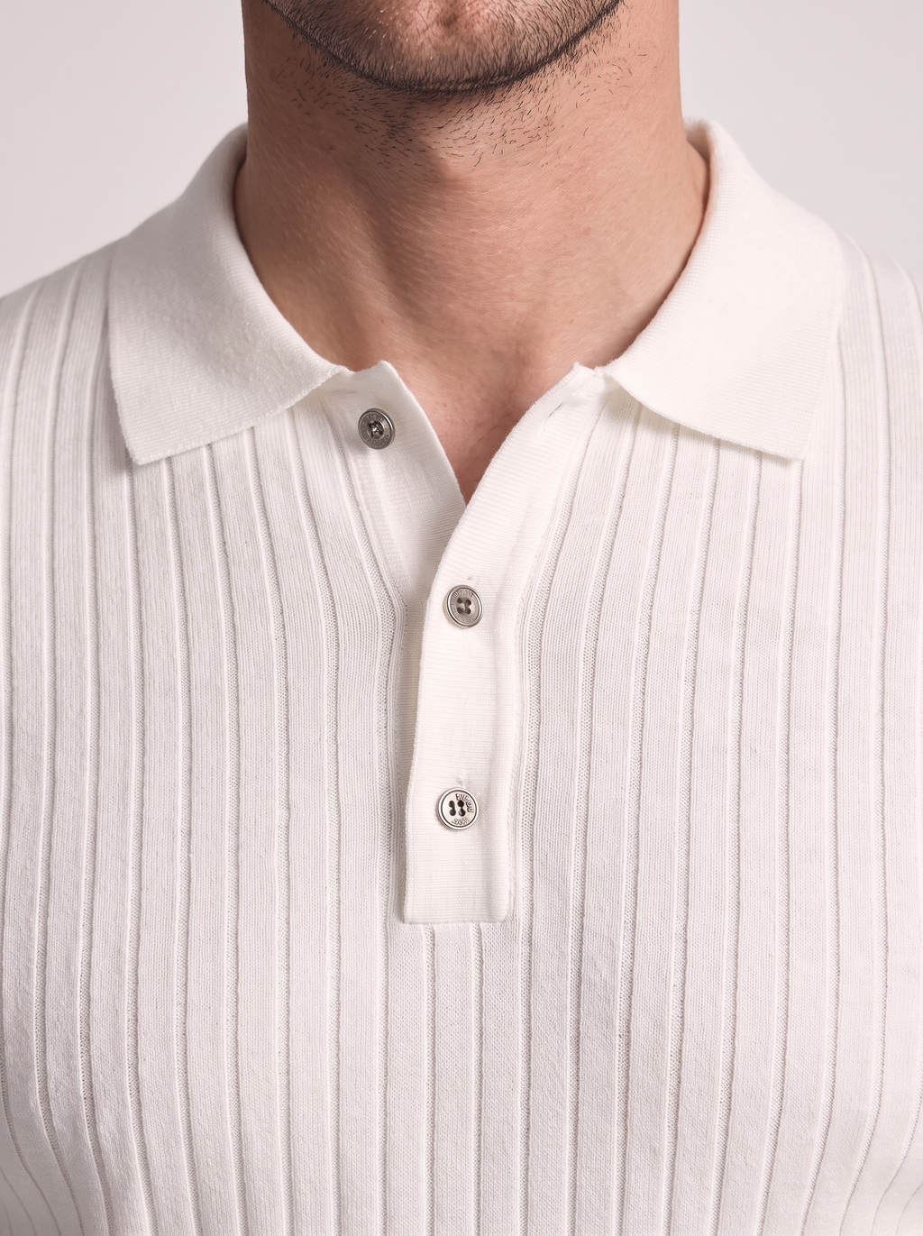 Men's Slim Fit Long Sleeve Polo Shirt