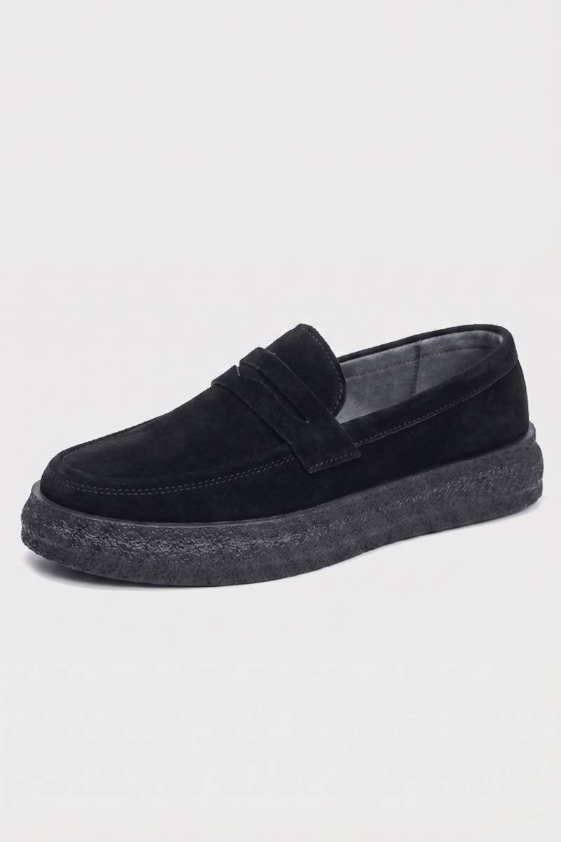 Men's Slip-On Loafers with Thick Comfort Sole