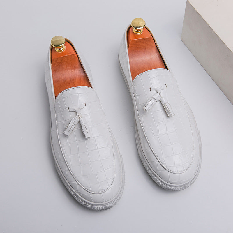 Men's Tassel Detail Slip-On Loafers