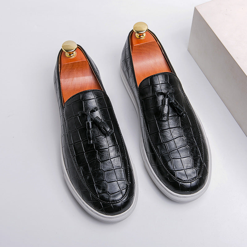 Men's Tassel Detail Slip-On Loafers