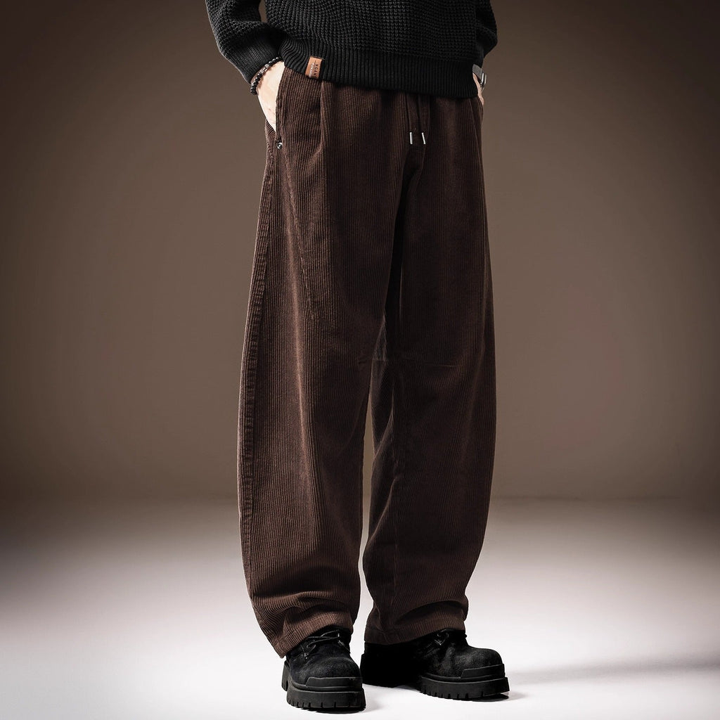 Men's Wide-Leg Casual Trousers