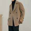 Men's Wool Trench Coat Slim Fit