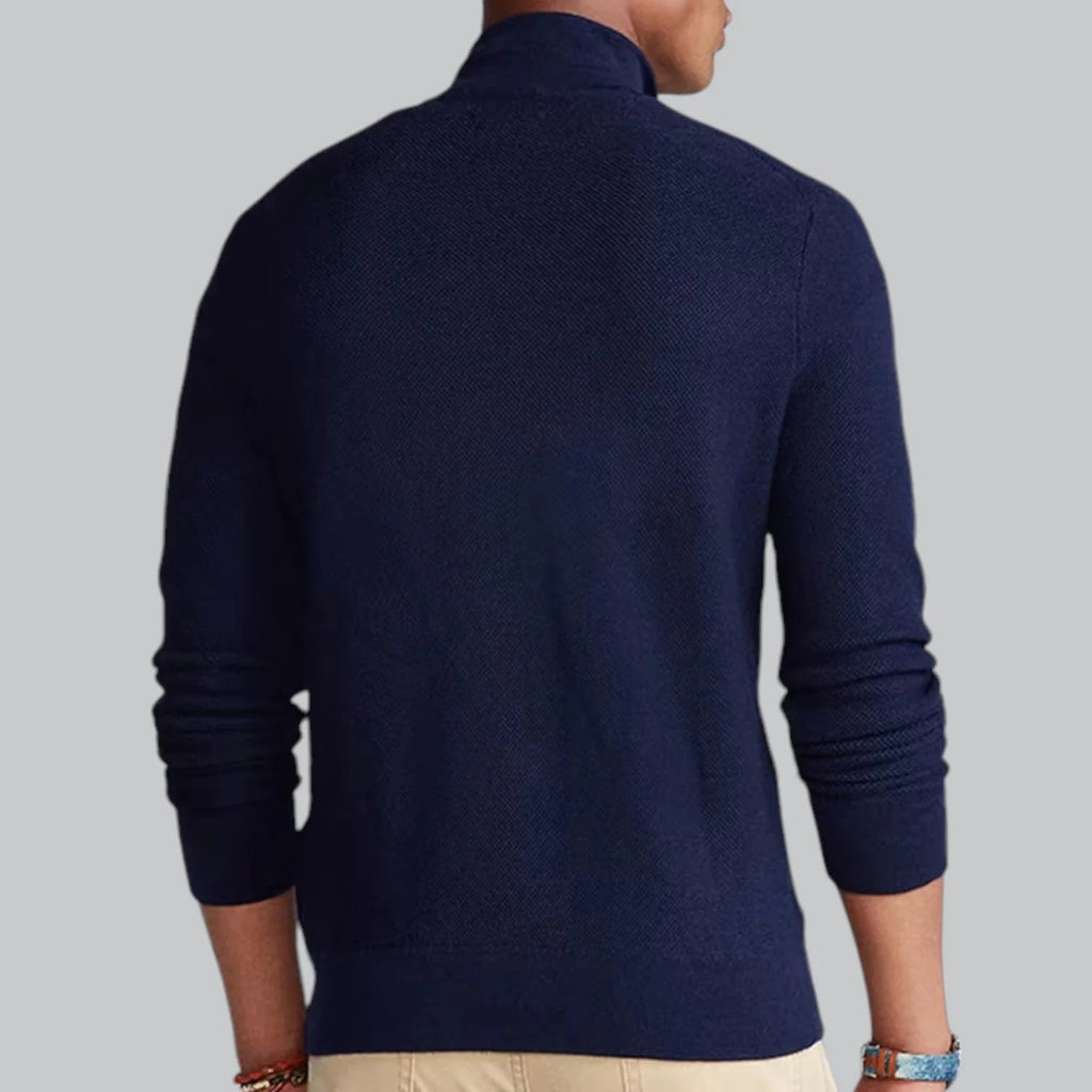 Men's Zip Up Cardigan Sweater - Cozy & Stylish Layering Piece